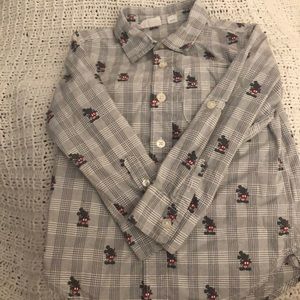 Children’s Mickey Button Up
